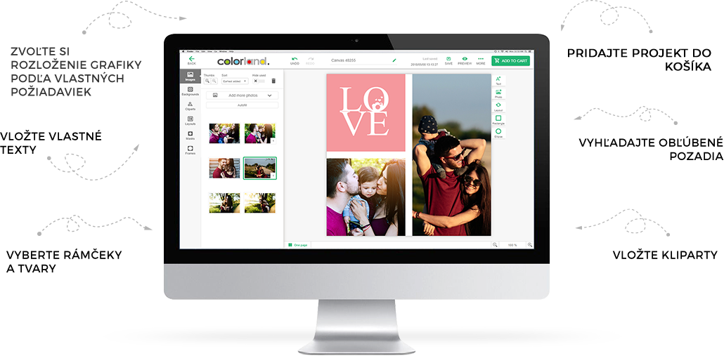 Photo Canvas editor