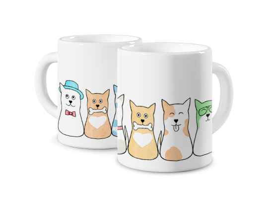 Famiglia di cani