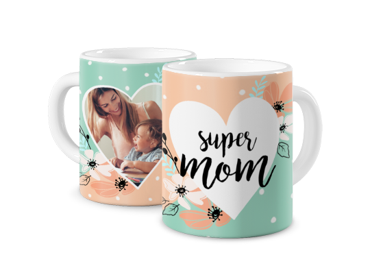 Photo mug Super Mom