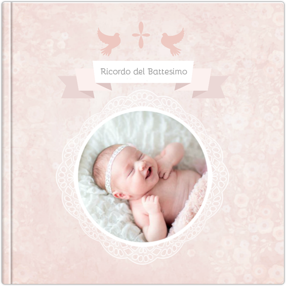BABY BATTESIMO REGALO Personalizzata Grande Lusso PHOTO ALBUM PHOTO BOOK 