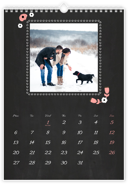 photo calendar A3 Vertical Folklove