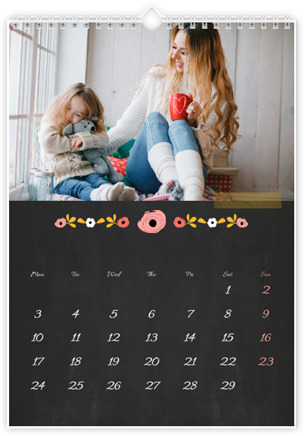 photo calendar A3 Vertical Folklove