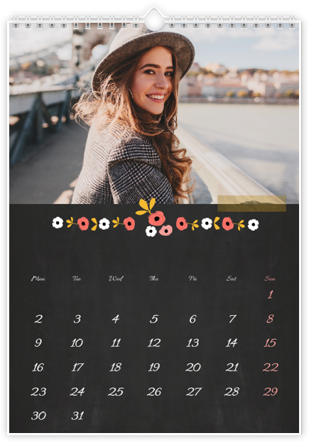 photo calendar A3 Vertical Folklove