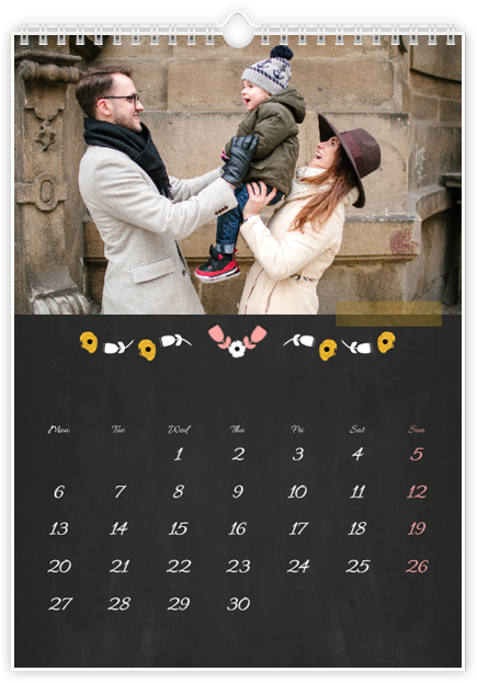 photo calendar A3 Vertical Folklove