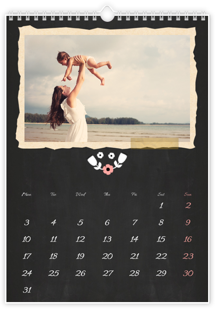 photo calendar A3 Vertical Folklove