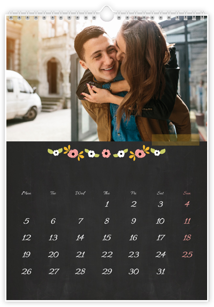 photo calendar A3 Vertical Folklove