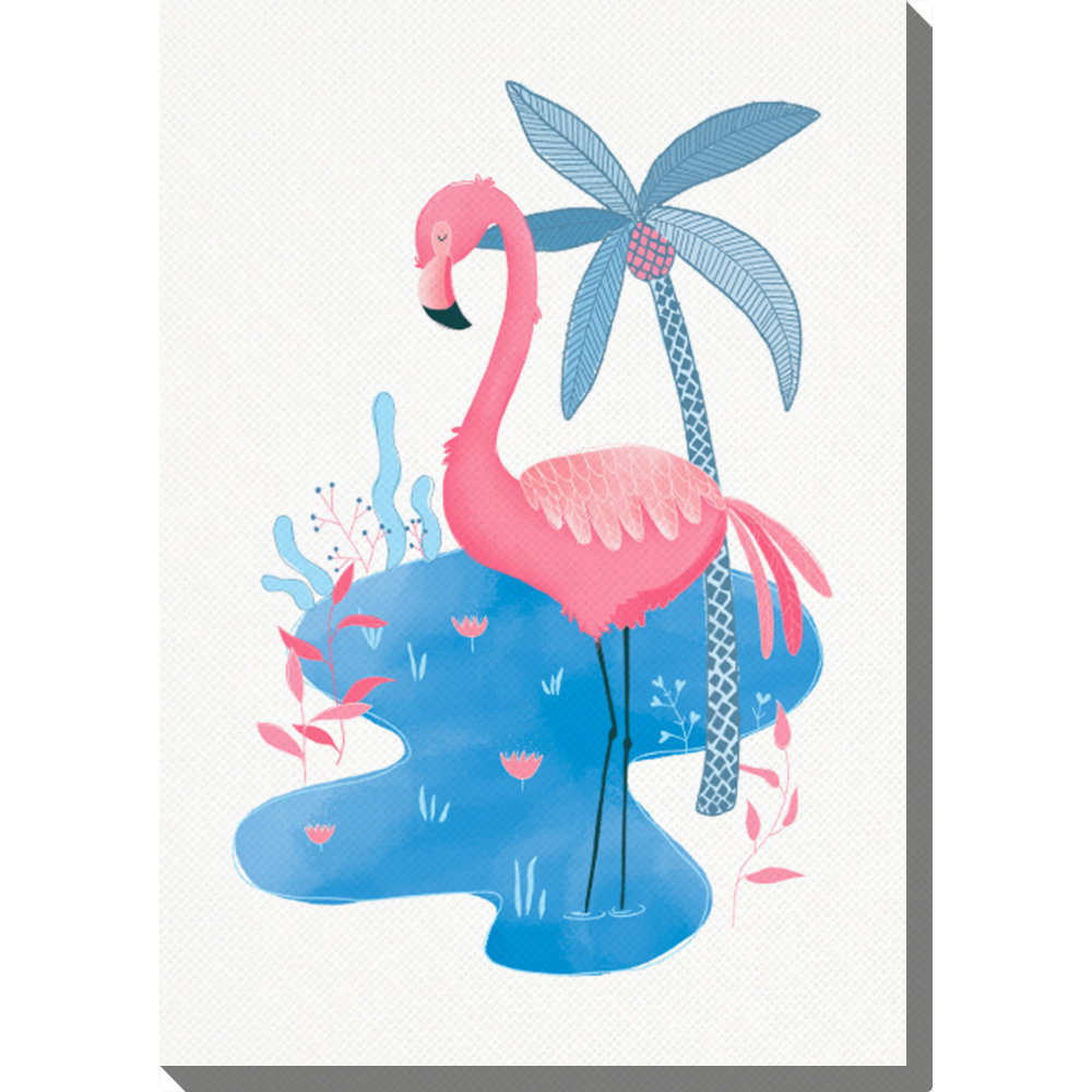 <p>Flamingo Dans is de laatste en de nieuwste must have. Het is het beste sjabloon voor liefhebbers van roze flamingo's; voor diegenen die gepassioneerd zijn door exotische reizen en fantastische landschappen. In het centrale gedeelte van het fotodoek bev