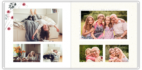 Album Deluxe 15x15 Cadeau pour Grands-Parents