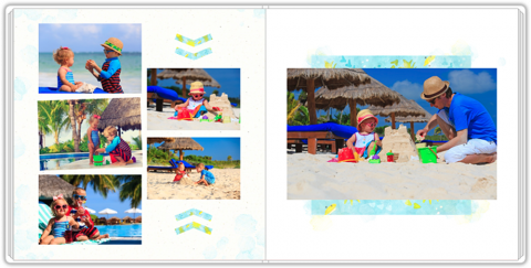 Album Deluxe 20x20 Vacances exotiques