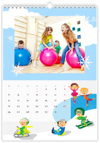 Calendrier Photo A4 Vertical Jeux des enfants