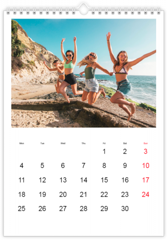 Calendrier Photo A4 Vertical Classique