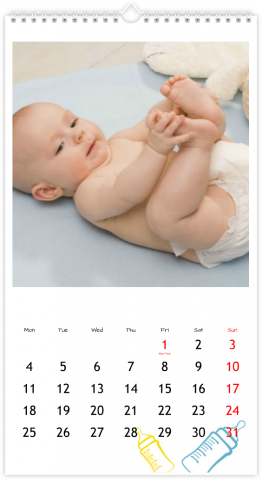 Calendrier Photo XL BÉBÉ