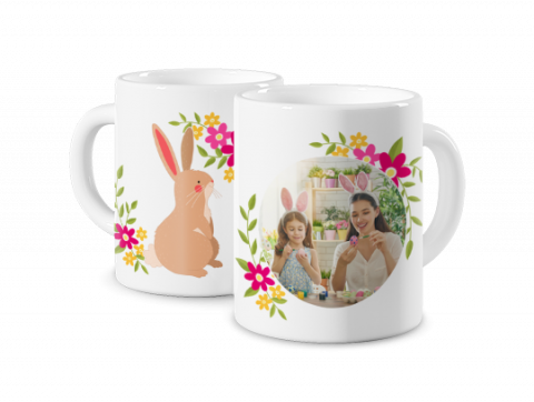 Mug Photo Coloré Petit lapin