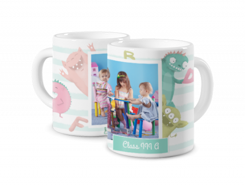 Coloured Mug Little Class Monsters