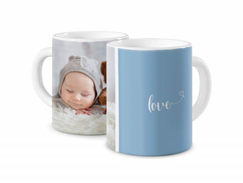 Coloured Mug Sweet Angel - Blue 2