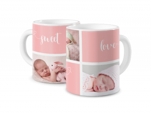 Coloured Mug Sweet Angel - Pink 1