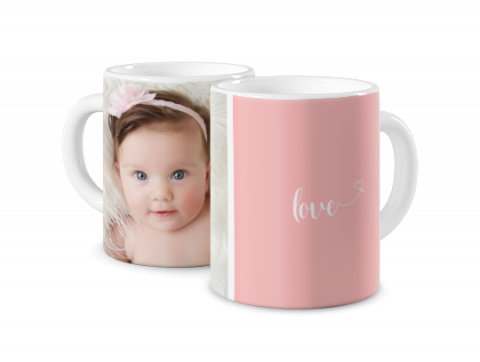 Coloured Mug Sweet Angel - Pink 2