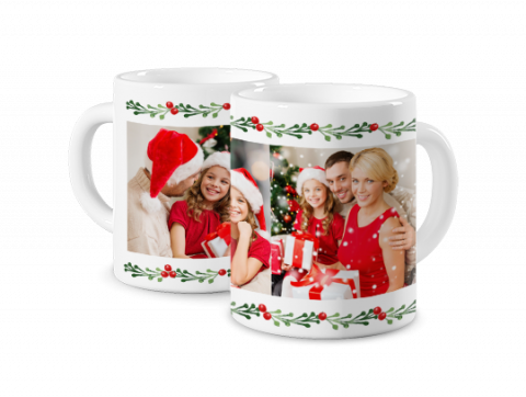 Coloured Mug Merry Christmas