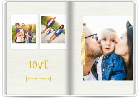 Fotoboek A4 Staand Vrolijke Familie