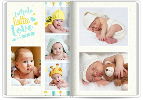 Fotoboek Klassiek A4 Staand Mijn Kleine Liefde