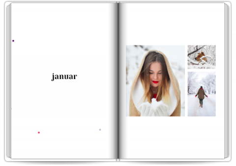 Fotobuch Exklusiv A4 Hochformat Jahrbuch - Zusammenfassung des Jahres