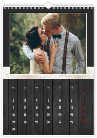 Fotocalendario A4 Vertical Classic Love Story