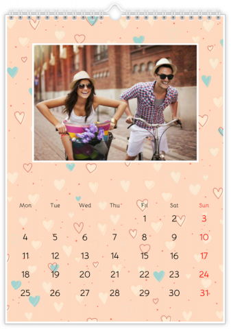 Fotokalender A4 Hochformat Forever in Love