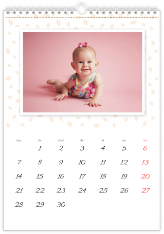 Fotokalender A4 Hochformat Papierschnitzelei