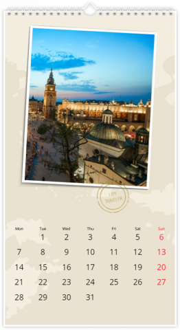 Fotokalender 32,5x60,5 (XL) Avontuur