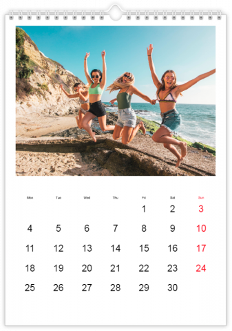 Fotokalendoriai A4 Vertikalus Klasikinis