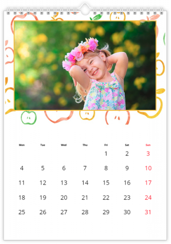 Fotokalendoriai A3 Vertikalus Vaisinis