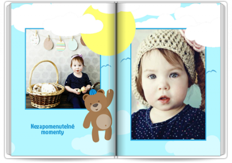 Fotokniha Premium A4 na výšku Malý Medvídek