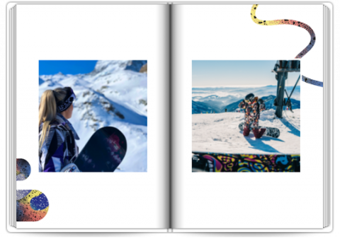 Fotokniha Premium A4 na výšku Zimní sporty