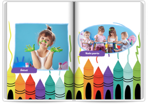 Fotokniha Premium A4 na výšku Tablo předškoláka