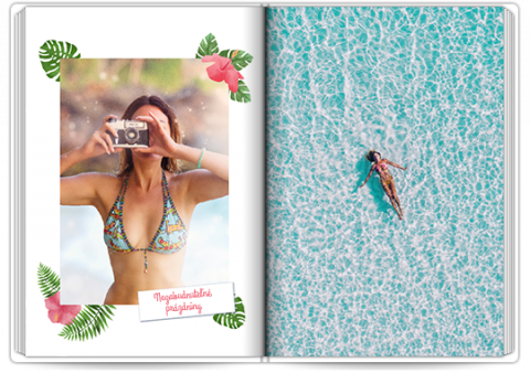 Fotokniha premium A4 na výšku Tropické prázdniny