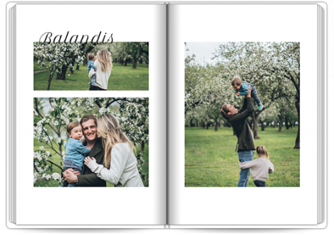 Fotoknyga A4 Premium vertikali Prisiminimų kupini metai