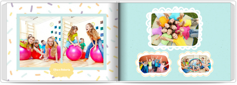 Fotolibro Premium A4 Orizzontale Avventure d'infanzia