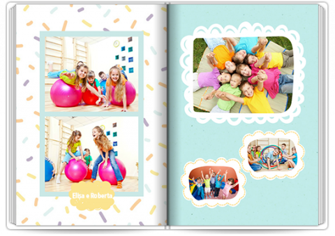 Fotolibro Premium A4 Verticale Avventure d'infanzia