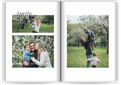 Fotolibro Premium A4 Verticale Un anno pieno di ricordi