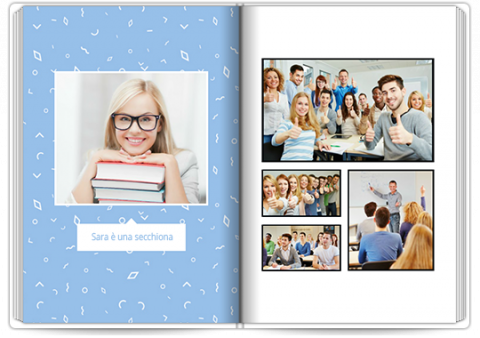 Fotolibro Premium A4 Verticale Storie di scuola