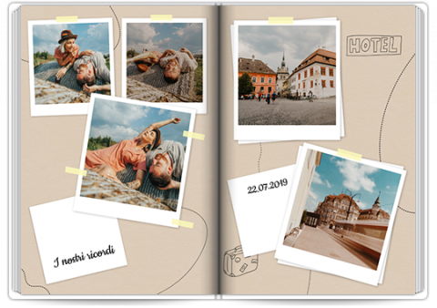 Fotolibro Premium A4 Verticale Ricordi di viaggio