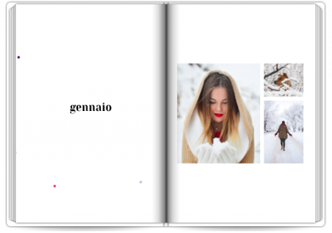 Fotolibro Premium A4 Verticale Yearbook - i momenti migliori dell'anno