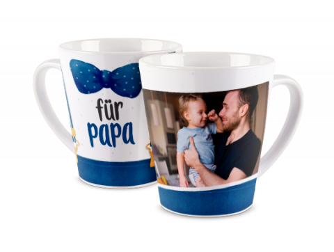 Fototasse Latte Für Papa