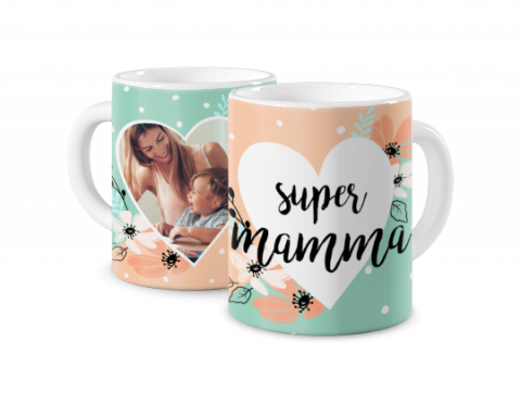 Fototazza Colorata Super Mamma