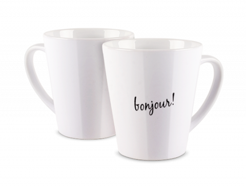 Latte Mug Bonjour