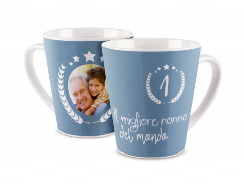 Fototazza Latte Il migliore nonno