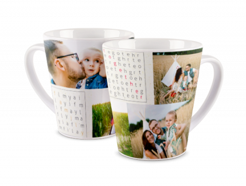 Mug Photo Latté Family Together