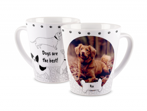 Fototaza Latte Taza con perrito