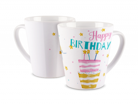 Fototazza Latte Happy Birthday