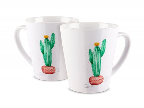 Fototaza Latte Cactus de pradera